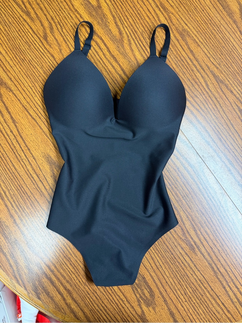 SKIMS Black Women's Molded-Cup Bodysuit